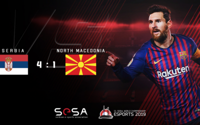 Prijateljski PES2020 meč između Srbije i Severne Makedonije